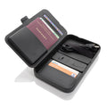 Custodia da viaggio Swiss Peak con caricatore 3in1 rPU RCS nero - personalizzabile con logo