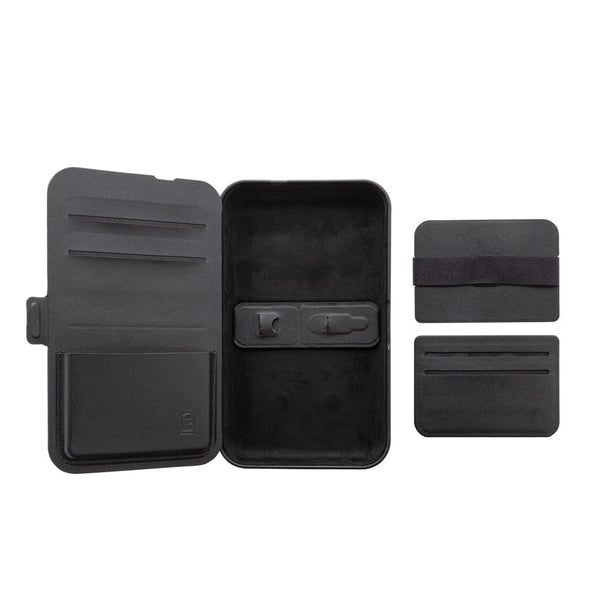 Custodia da viaggio Swiss Peak con caricatore 3in1 rPU RCS nero - personalizzabile con logo