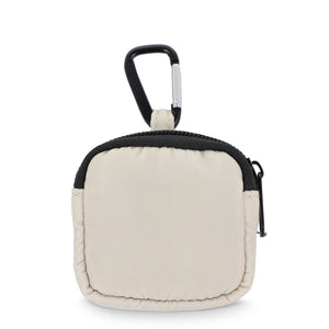 Custodia in nylon per auricolari 6,5 x 6 cm - personalizzabile con logo