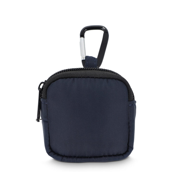Custodia in nylon per auricolari 6,5 x 6 cm - personalizzabile con logo