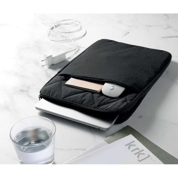 Custodia laptop in nylon 15" Nero - personalizzabile con logo