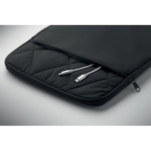 Custodia laptop in nylon 15" Nero - personalizzabile con logo