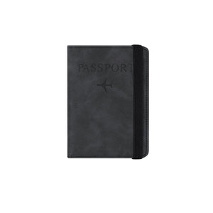 Custodia Passaporto Jemax nero - personalizzabile con logo