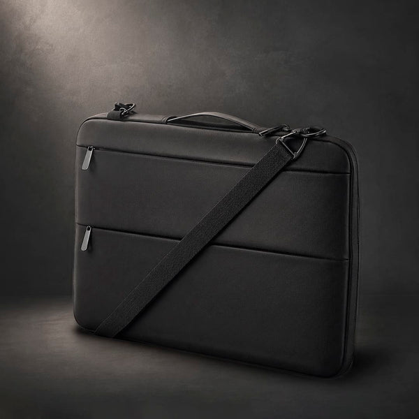 Custodia PC Portatile Elara nero - personalizzabile con logo