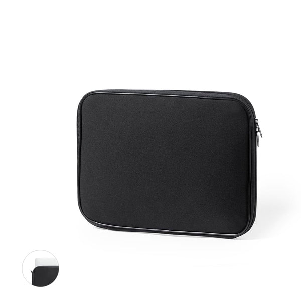 Custodia PC Portatile Fobis nero - personalizzabile con logo