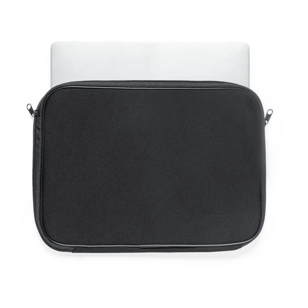 Custodia PC Portatile Fobis nero - personalizzabile con logo
