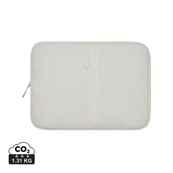 Custodia porta PC 15,6" KENTO URBAN in nylon riciclato RCS beige - personalizzabile con logo