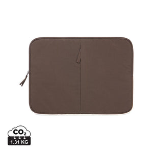 Custodia porta PC 15,6" KENTO URBAN in nylon riciclato RCS marrone - personalizzabile con logo