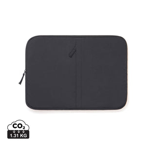 Custodia porta PC 15,6" KENTO URBAN in nylon riciclato RCS nero - personalizzabile con logo