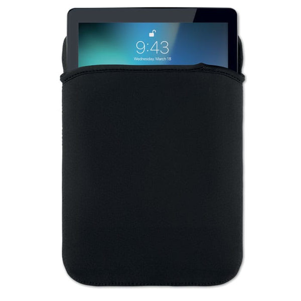 Custodia tablet neoprene 11" Nero - personalizzabile con logo
