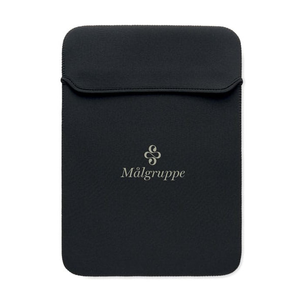 Custodia tablet neoprene 15" Nero - personalizzabile con logo