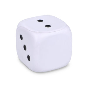 Dado antistress Bianco - personalizzabile con logo