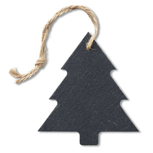 Decorazione albero di Natale Nero - personalizzabile con logo