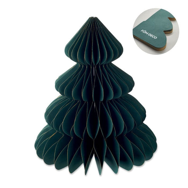 Decorazione albero di Natale Verde - personalizzabile con logo