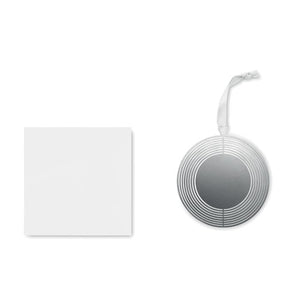Decorazione con nastro Color argento - personalizzabile con logo