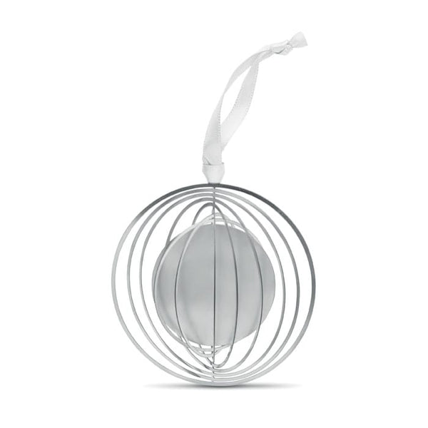 Decorazione con nastro Color argento - personalizzabile con logo