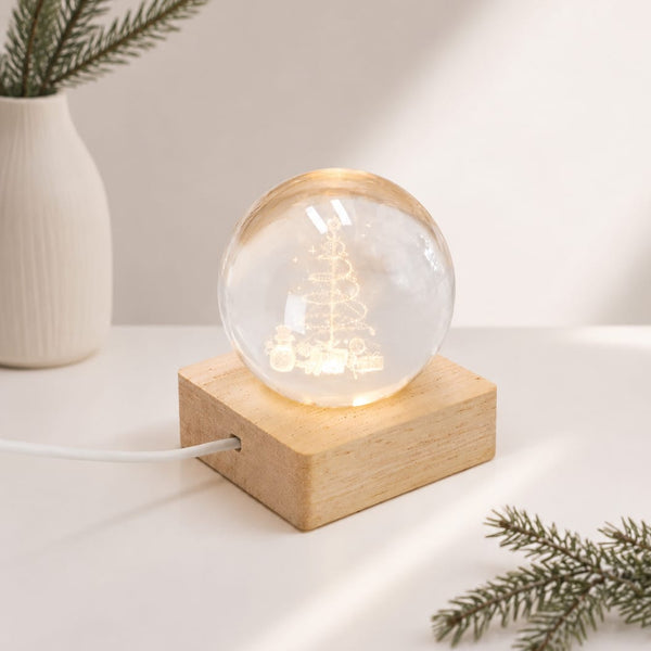 Decorazione Natalizia Kyper natural - personalizzabile con logo