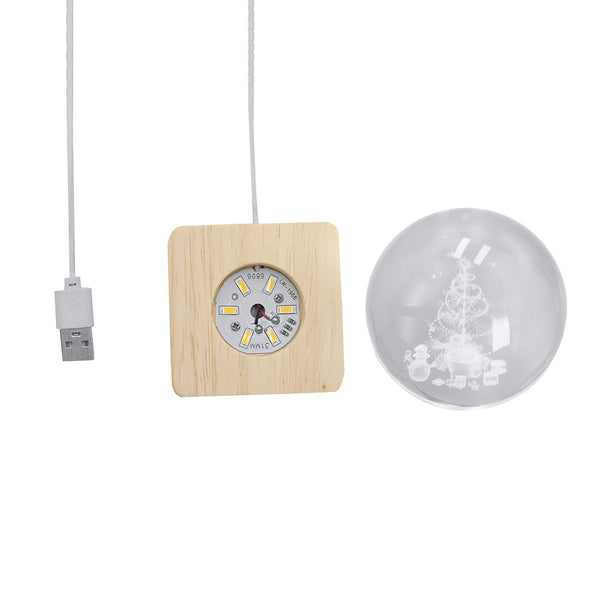 Decorazione Natalizia Kyper natural - personalizzabile con logo