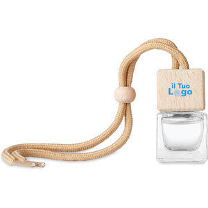 Deodorante auto beige - personalizzabile con logo