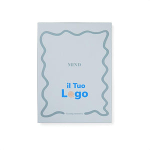 Diario VINGA Mind in carta riciclata GRS verde - personalizzabile con logo