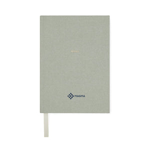 Diario VINGA Mind in carta riciclata GRS verde - personalizzabile con logo