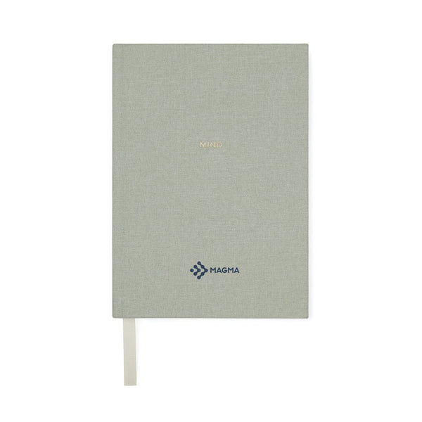 Diario VINGA Mind in carta riciclata GRS verde - personalizzabile con logo
