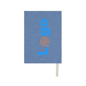 Diario VINGA One memory a day in carta riciclata GRS blu - personalizzabile con logo