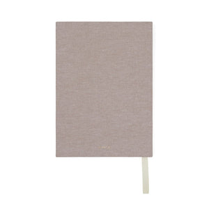 Diario VINGA Thankfulness in carta riciclata GRS beige - personalizzabile con logo