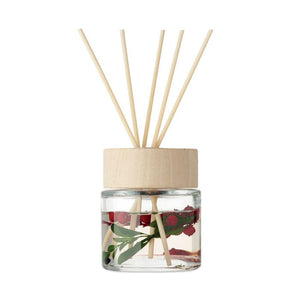 Diffusore alla vaniglia round 100 ml. Trasparente - personalizzabile con logo