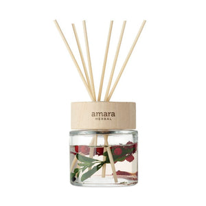 Diffusore alla vaniglia round 100 ml. Trasparente - personalizzabile con logo