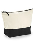 Dipped Base Canvas Accessory Bag M natural/ nero - personalizzabile con logo