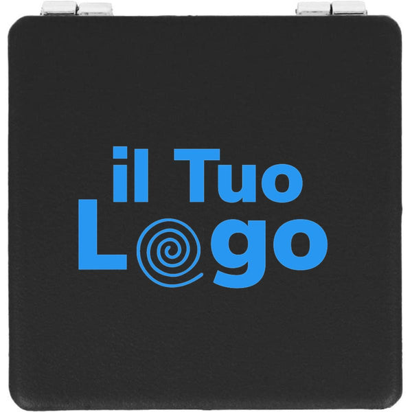 Doppio specchietto da borsa - personalizzabile con logo