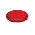 Doppio specchietto rotondo rosso - personalizzabile con logo