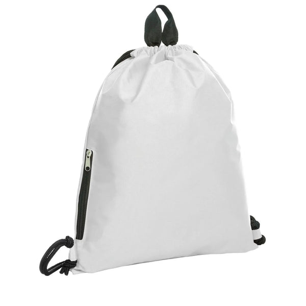 Drawstring bag JOIN bianco - personalizzabile con logo