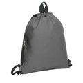Drawstring bag JOIN grigio - personalizzabile con logo