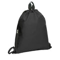 Drawstring bag JOIN nero - personalizzabile con logo