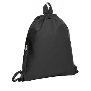 Drawstring bag JOIN nero - personalizzabile con logo
