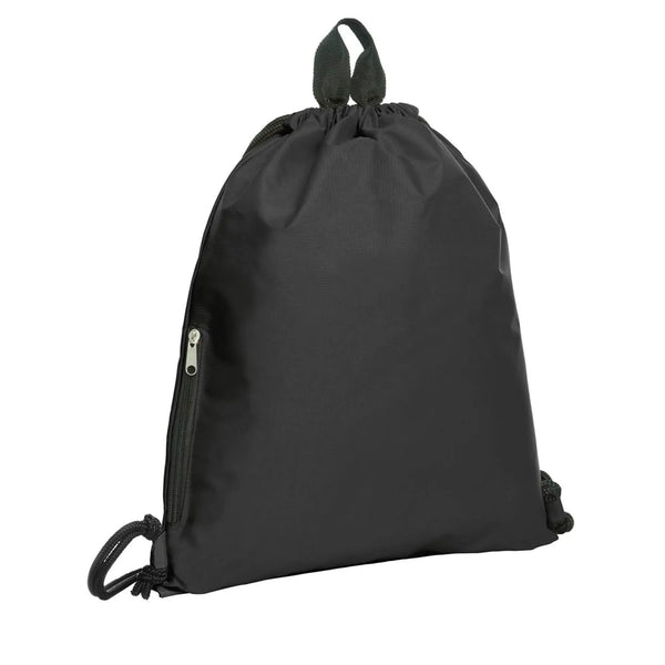 Drawstring bag JOIN nero - personalizzabile con logo