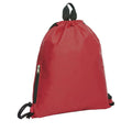 Drawstring bag JOIN rosso - personalizzabile con logo
