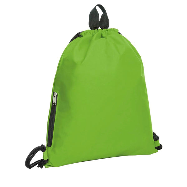 Drawstring bag JOIN verde - personalizzabile con logo