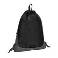 Drawstring Bag STEP nero - personalizzabile con logo