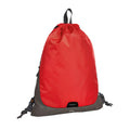 Drawstring Bag STEP rosso - personalizzabile con logo