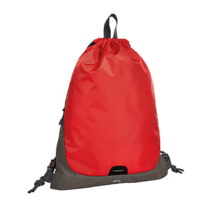 Drawstring Bag STEP rosso - personalizzabile con logo