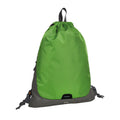 Drawstring Bag STEP verde - personalizzabile con logo