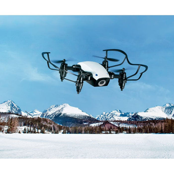 Drone pieghevole WIFI bianco - personalizzabile con logo