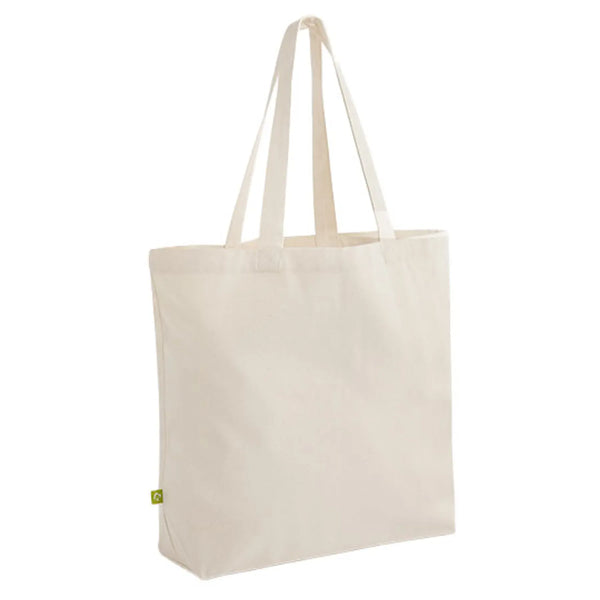 EarthAware Maxi Shopper Organic beige - personalizzabile con logo