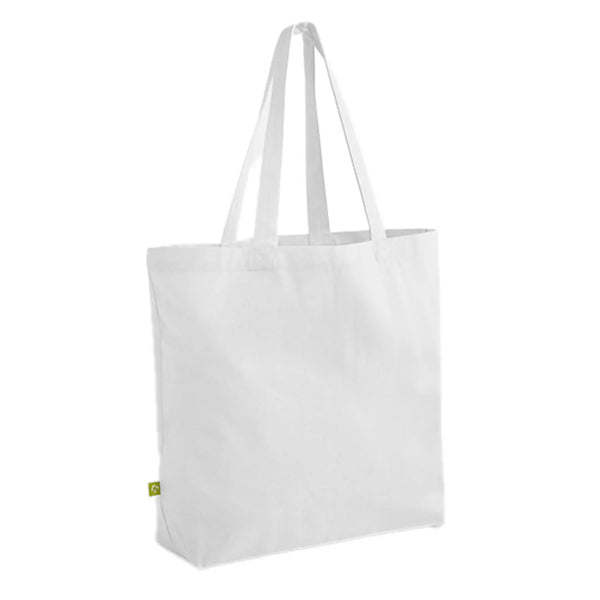 EarthAware Maxi Shopper Organic bianco - personalizzabile con logo