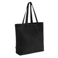EarthAware Maxi Shopper Organic nero - personalizzabile con logo