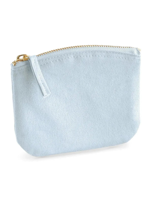 EarthAware Organic Spring Purse azzurro - personalizzabile con logo