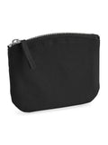 EarthAware Organic Spring Purse nero - personalizzabile con logo